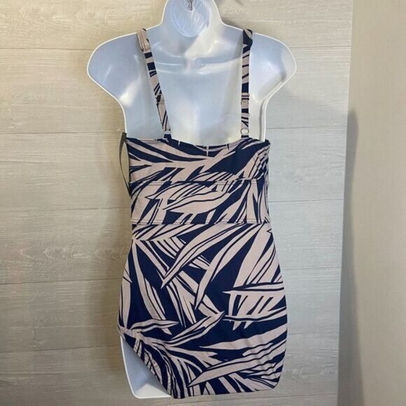 Dreamsuit Miracle Brands Women One Piece Swimsuit Tropical Keyhole Slimming - Picture 5 of 8